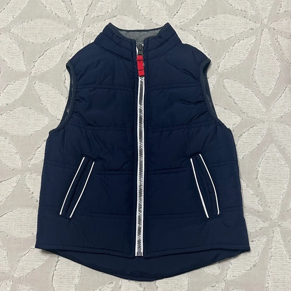 Bundle of Two Hooded and Sleeveless Vests Like New sz 2T